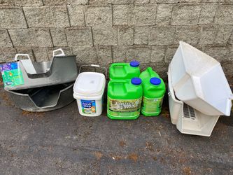 Cat Litter Box Bundle with Litter