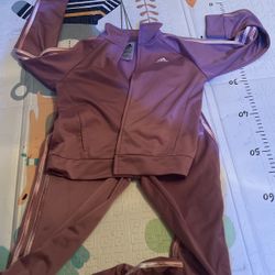 Girls Adidas track Suit New 10/12