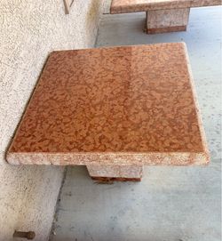 Two Marble Tables