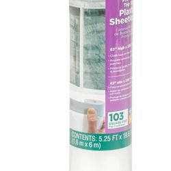 Duck Brand Pre-Taped Plastic Sheeting