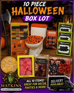 🎃 10-PIECE HALLOWEEN BOX LOT – BRAND NEW! 👻