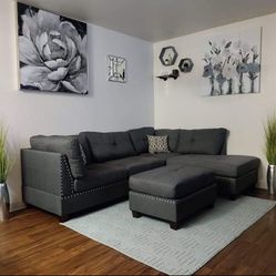 Modern sectional sofas!  More Inventory and Special Deals at BetterHomeFurnitures.com! 