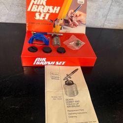 NEW Hobby Air Brush Paint Set