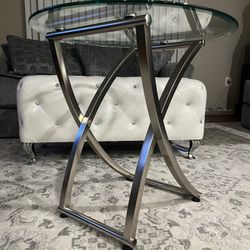 2 Glass Tables 