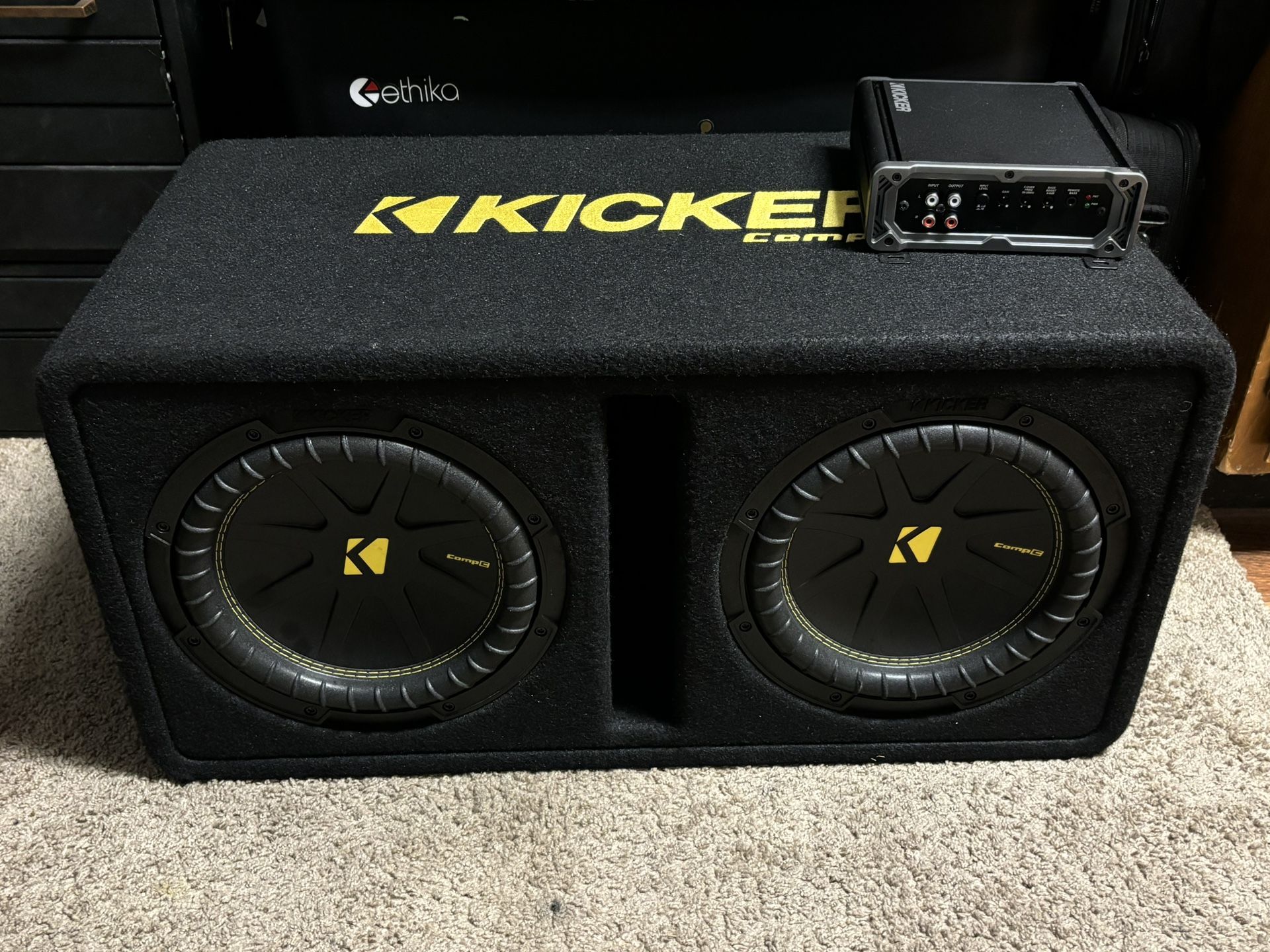 10” Kicker Subs And Kicker Amp