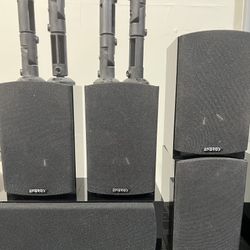 Onkyo AV Receiver Speakers And Subwoofer