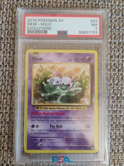 Mew Evolutions Holo PSA-7