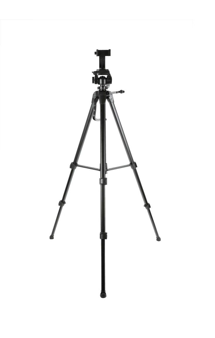 onn 67-inch Tripod with Smartphone Cradle for DSLR Cameras, Smartphones and GoPro Action Cameras