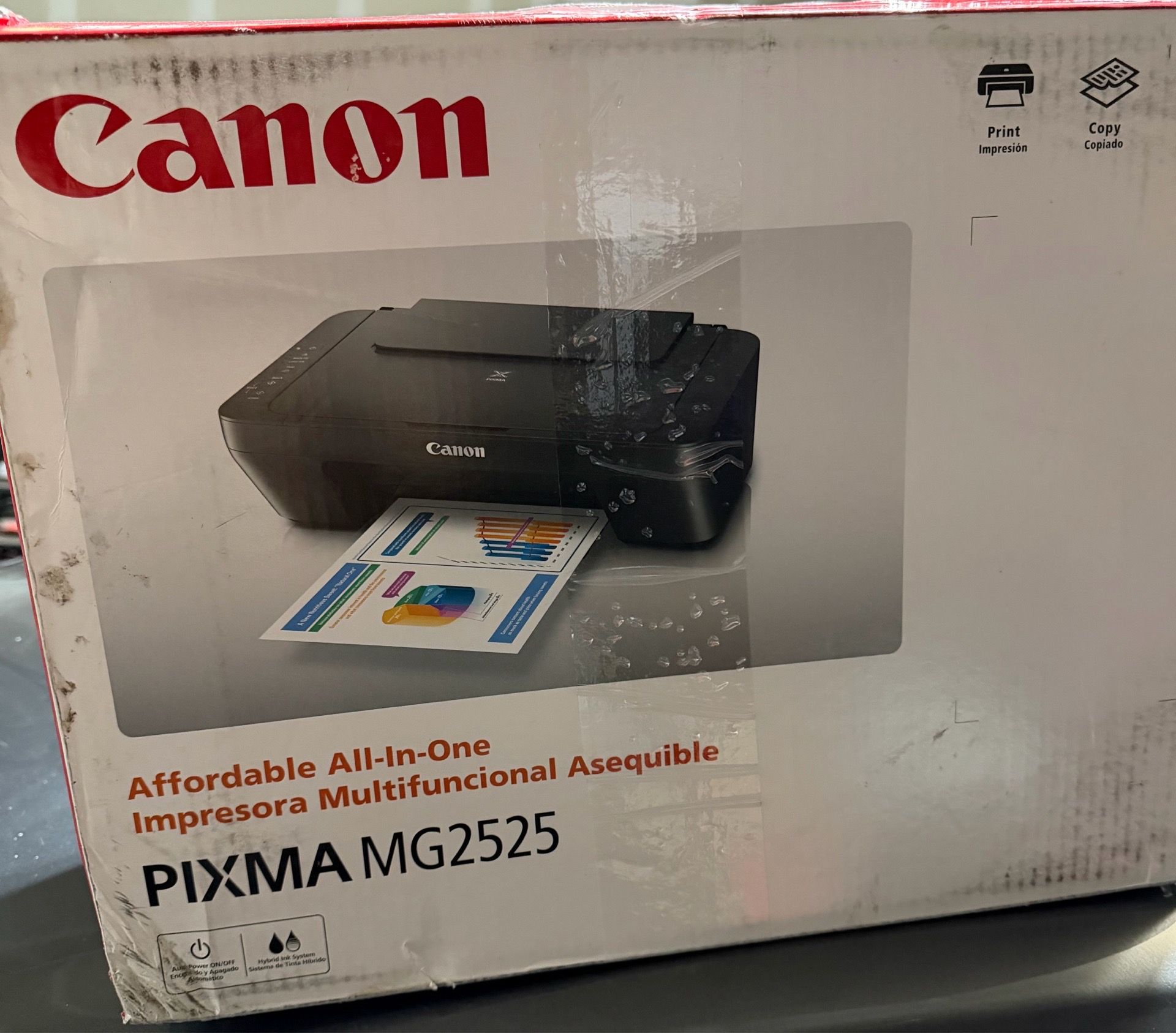 Canon pixma mg2525 printer