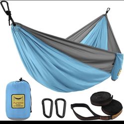 Puroma Ultralight Hammock Parachute Nylon 2-Person Camping Backpacking