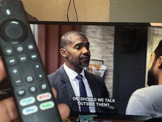 Toshiba Flat Screen TV with Fire TV Remote