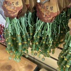 Vintage Jade Peace Clasp Beaded 12 pc Red Rope Bracelet，Women Men Hand-woven Lucky Chinese Knot Rope Couple Bracelets, Handmade Braided Adjustable The