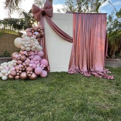 Custom Coquette  Backdrop Setup 