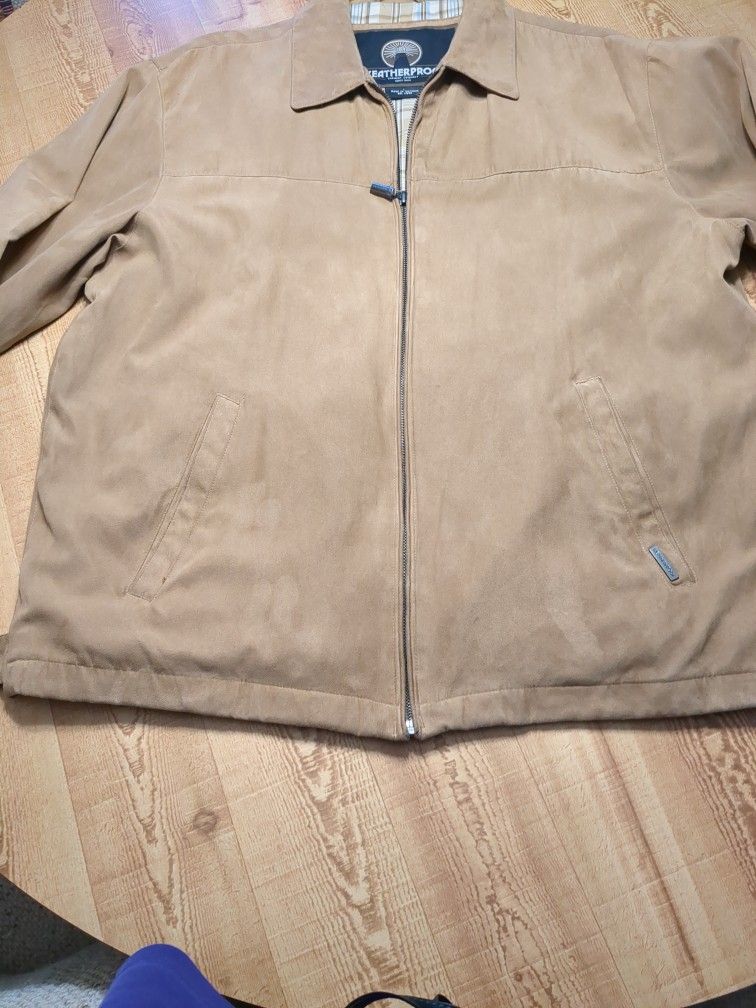 Mens Large Suede Jacket