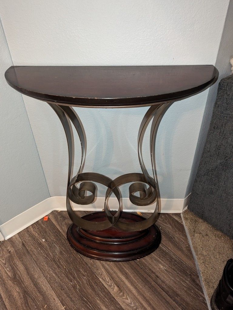 Half Circle End Table