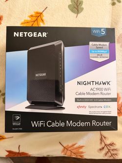 Netgear nighthawk AC 1900 Wi-Fi modem