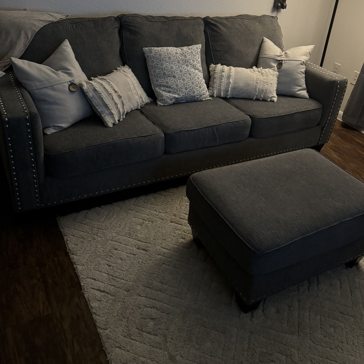 Grey Living Room Set (Ashley Furniture) 
