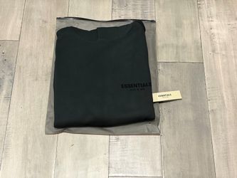 Black Essential Hoodie Stretch Limo Size Xs-S-M-L-XL-XXL
