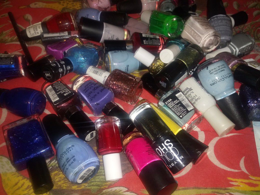 HUGE ASSORTMENT OF NEW NAIL POLISH NAME BRANDS SUCH A VARIETY!!!