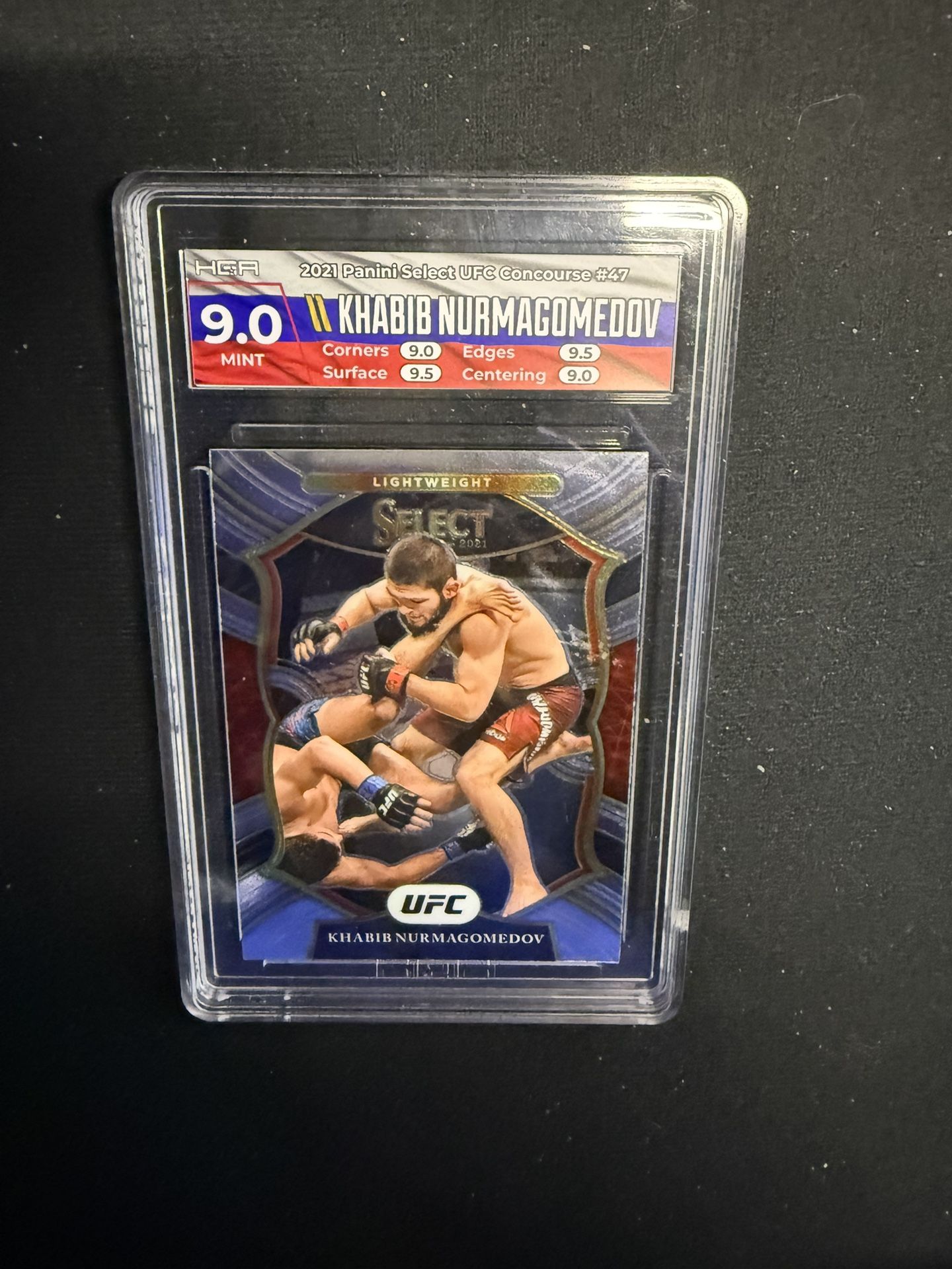 2021 Select UFC Khabib Nurmagomedov Concourse Prizm #47 HGA 9