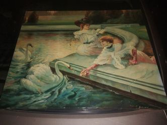 Unframed David Smith oil painting