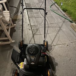 New Gas Poulan Pro push mower with Operater’s Manual 