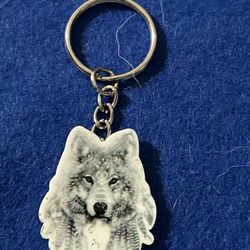 Wolf Keychain 