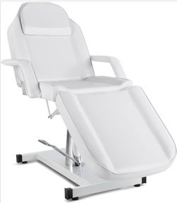 Professional Hydraulic Facial Table / Tattoo Chair / Massage Bed – White