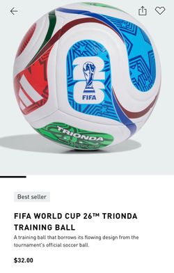 FIFA WORLD CUP 26â„¢ TRIONDA TRAINING BALL
