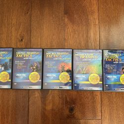 5 x DVDs Stock Market Trading Tactics Learn Techniques Trader Velez Finance