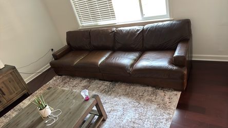 Leather couch