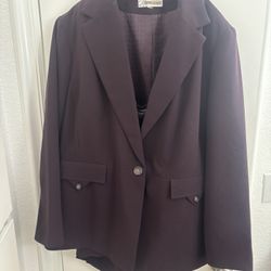 Brand new plum women’s dress suit