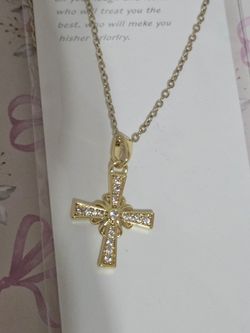 Gold Cross Necklace