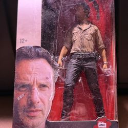 amc The Walking Dead Color Tops Rick Grimes Figure *damaged box