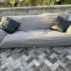 Black Leather Couch - Free 