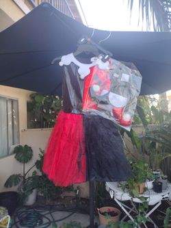 Harley Quinn Girls Halloween Costume Dress