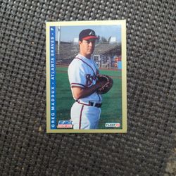 Greg Maddux baseball card, Fleer '93.