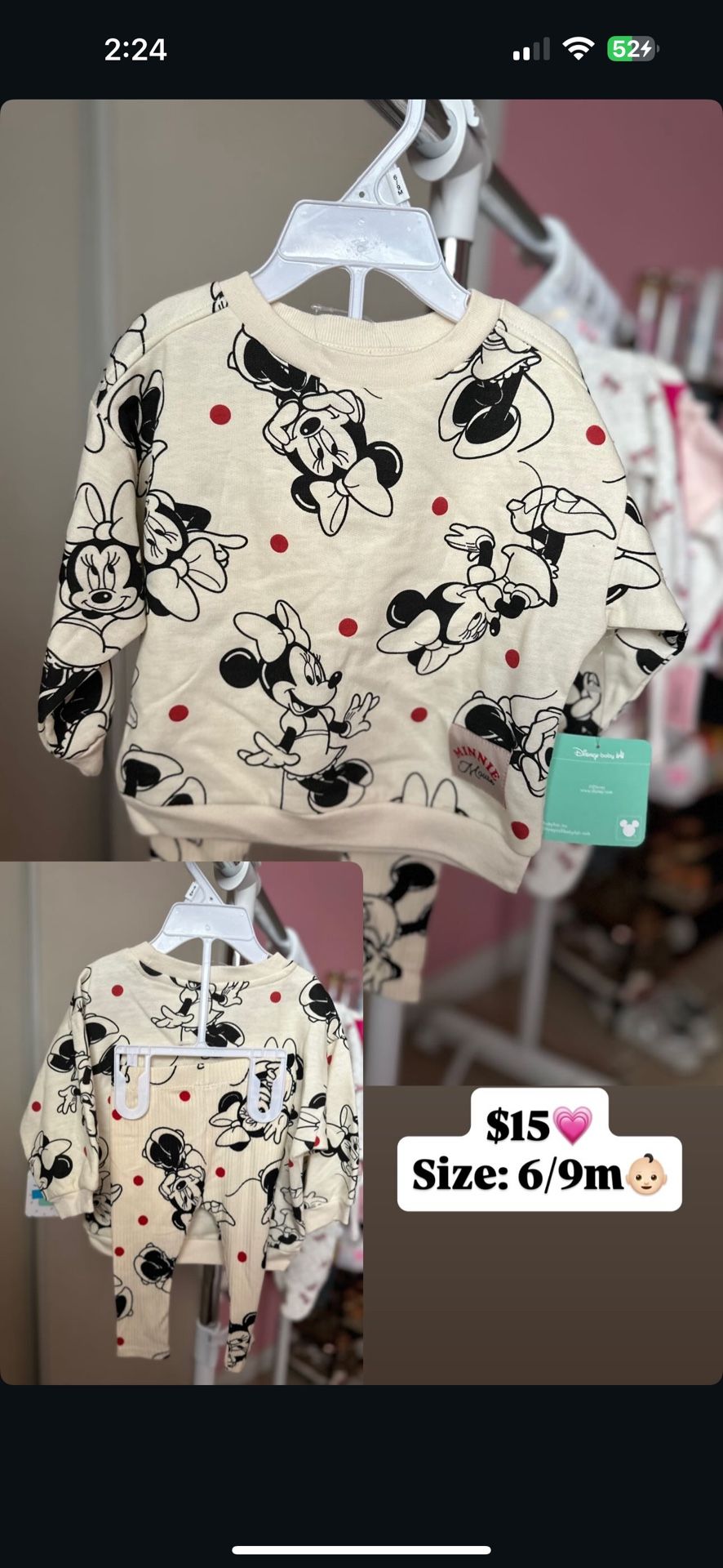 Minnie Mouse Baby Clothes
