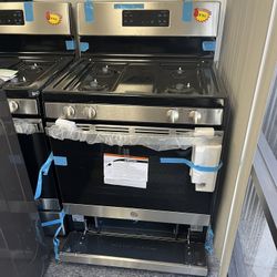 GE 30” GAS RANGE IN STAINLESS STEEL