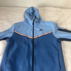 Blue Navy Orange Nike Tech 