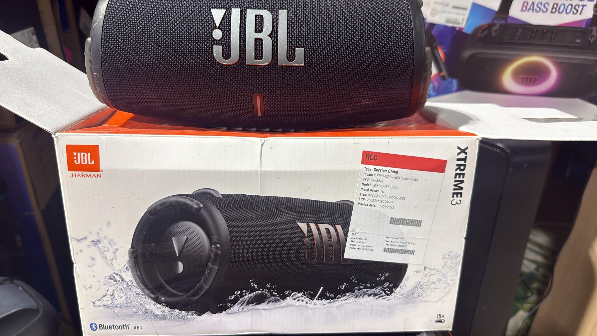 JBL Xtreme 3 Portable Wireless Bluetooth Speaker  Used  $170