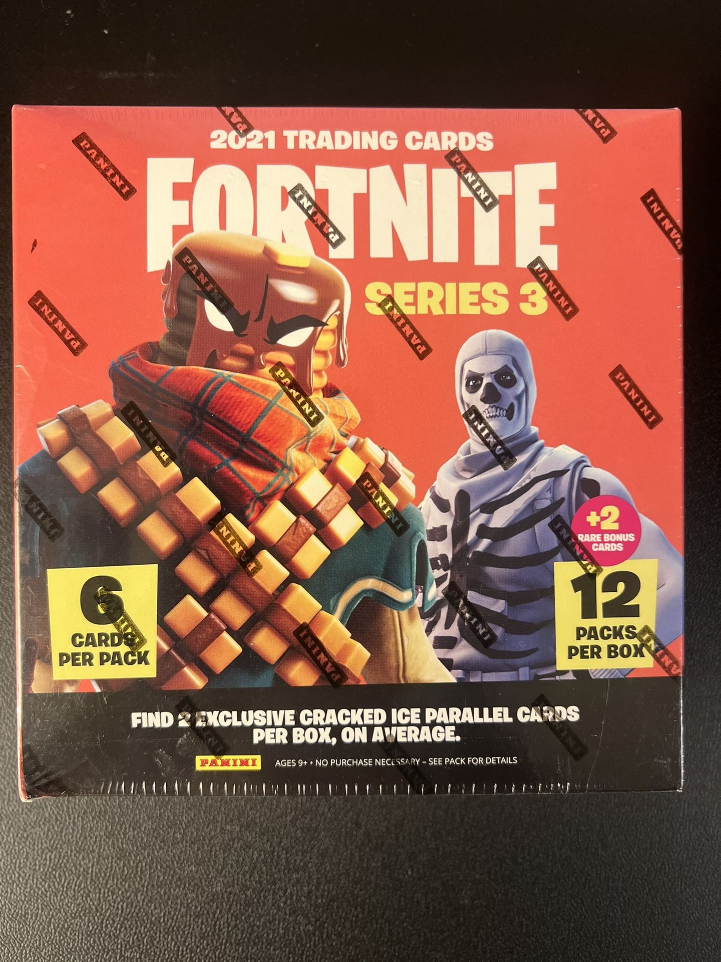 2021 Panini Fortnite Series 3 Mega Box, 74 Trading Cards - NEW/SEALED