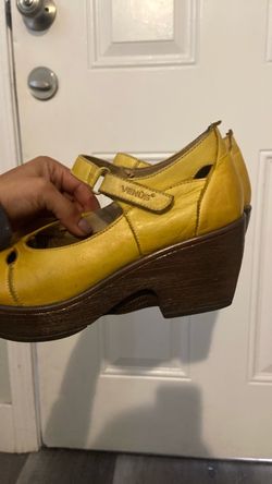 Yellow Mary Jane Shoe Size 5 women’s