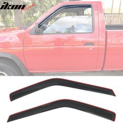 Fits 87-90 Nissan Pathfinder& 87-97 Pickup Regular Cab In-Channel Window Visors