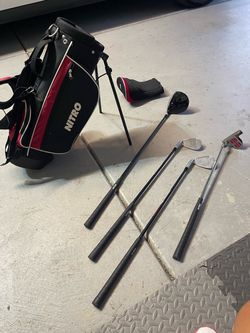 Nitro Golf Club Set with Stand Bag for kids 5-8 yrs old