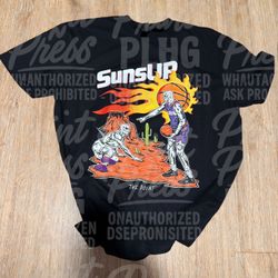 Custom made Phoenix Suns "warren lotas style" Jalen Green shirt