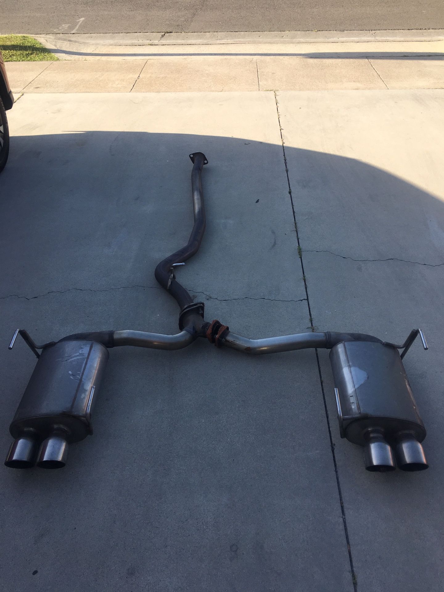 11-14 subaru wrx subaru sti sedan SPT catback exhaust muffler midpipe