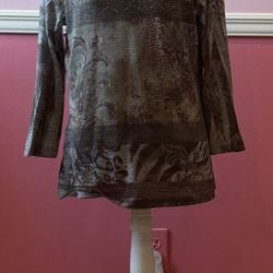 Cactus Brown LS Top L