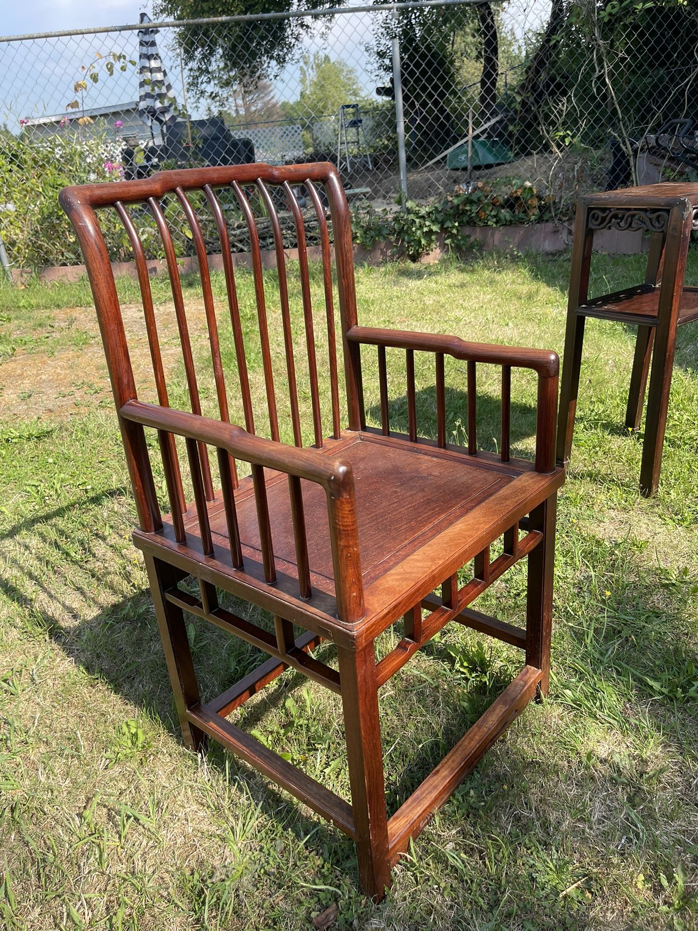 Antique Chinese Rosewood Chair