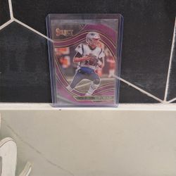 Tom Brady 2020 Panini Select Field Level Purple Die Cut.
